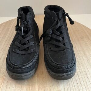 Billy Footwear Black Zip High-Top Sneakers Youth 3